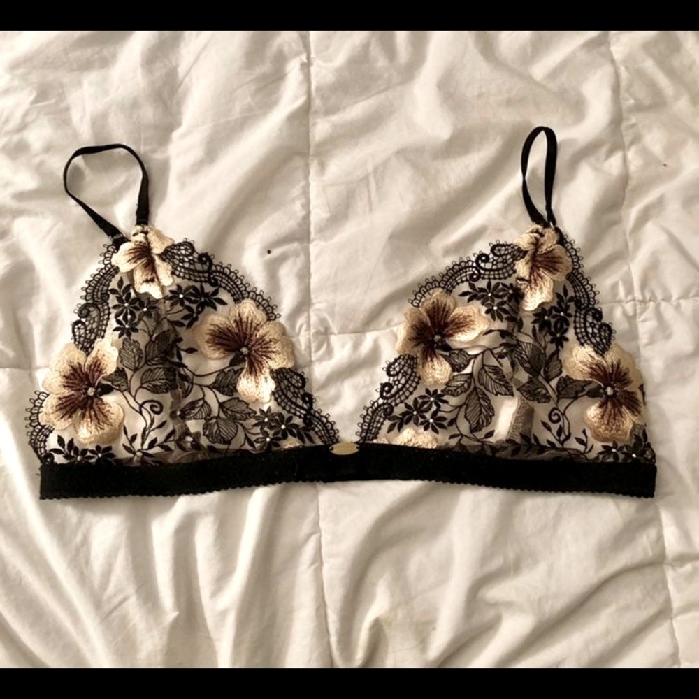 Nettle rose bralette